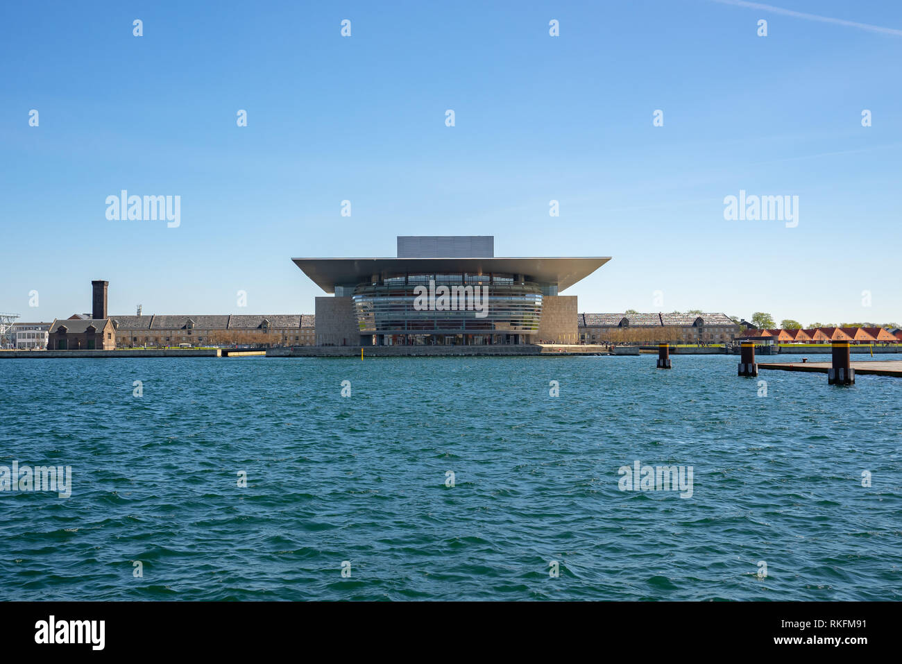 Copenhagen, Danimarca - 1 Maggio 2017: Il Copenhagen Opera House punto di riferimento nella città di Copenhagen, Danimarca. Foto Stock
