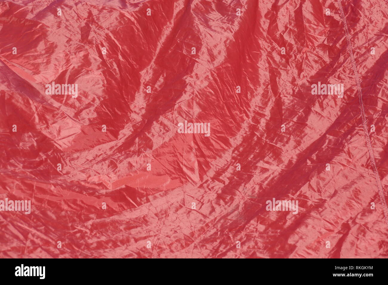 Telone rosso, immagine di sfondo Foto Stock