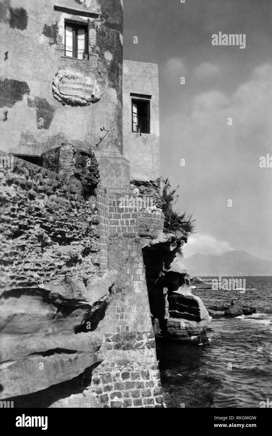 Fenestrella, Marechiaro, Posillipo, Napoli, campania, Italy 1930-40 Foto Stock