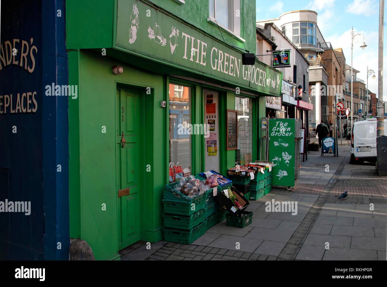 Stoneybatter,è un quartiere di Dublino , Irlanda,sul lato nord della città tra il fiume Liffey,North Circular Road, Smithfield Market. Foto Stock