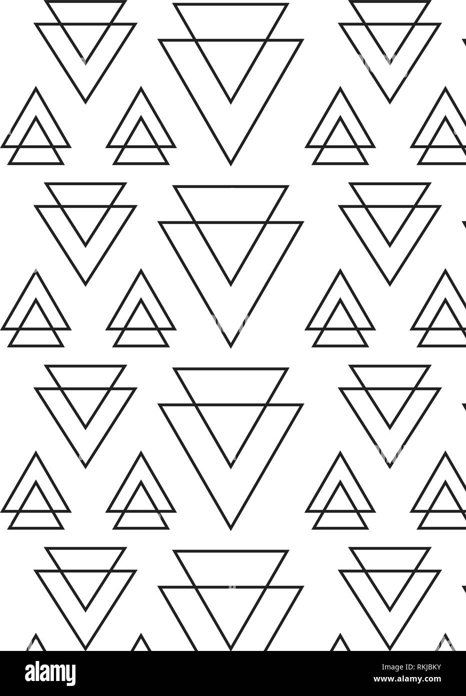 Triangolo geometrico disegno vettoriale Illustrazione Vettoriale