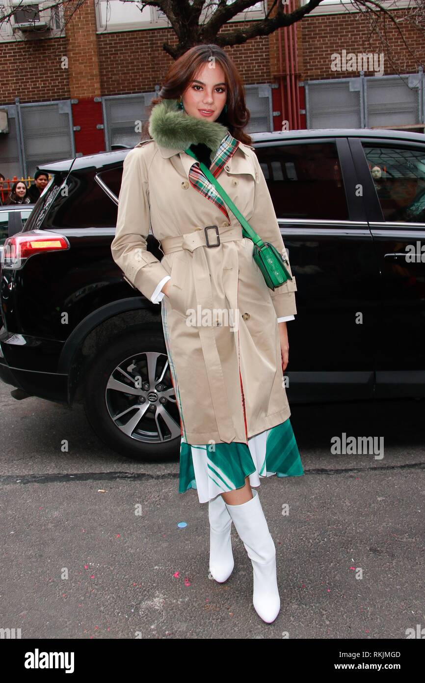 New York, NY, STATI UNITI D'AMERICA. Xi Febbraio, 2019. Catriona grigio visto in Alice Olivia NYFW 2019 presentazione su 11 Febbraio 2019 nella città di New York. Credito: Dc/media/punzone Alamy Live News Foto Stock