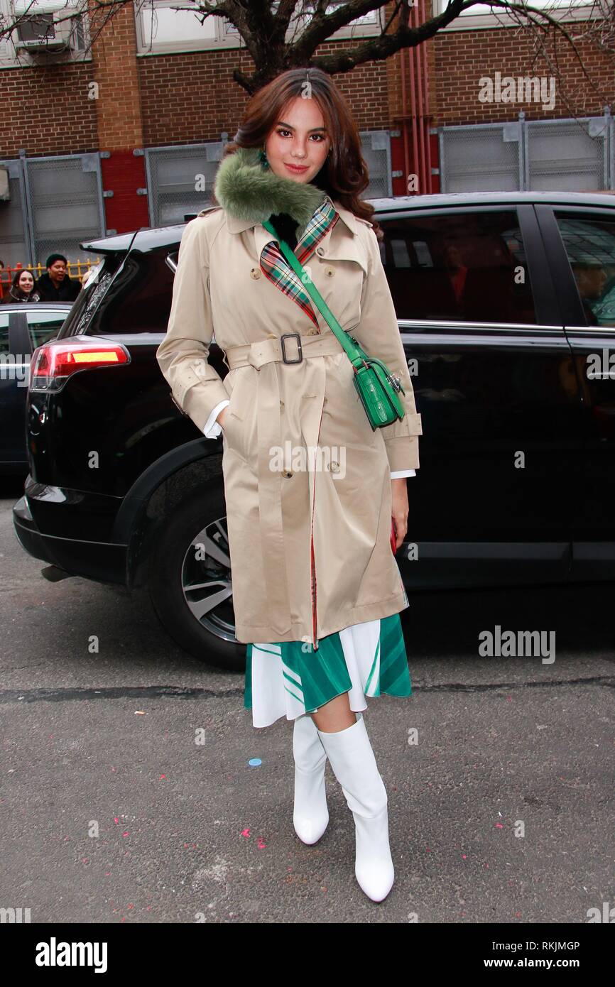 New York, NY, STATI UNITI D'AMERICA. Xi Febbraio, 2019. Catriona grigio visto in Alice Olivia NYFW 2019 presentazione su 11 Febbraio 2019 nella città di New York. Credito: Dc/media/punzone Alamy Live News Foto Stock