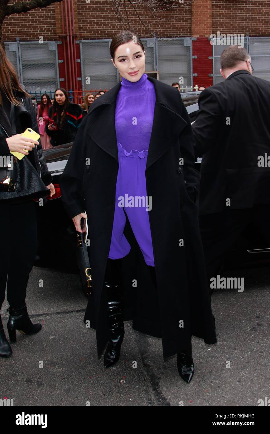 New York, NY, STATI UNITI D'AMERICA. Xi Febbraio, 2019. Catriona grigio visto in Alice Olivia NYFW 2019 presentazione su 11 Febbraio 2019 nella città di New York. Credito: Dc/media/punzone Alamy Live News Foto Stock