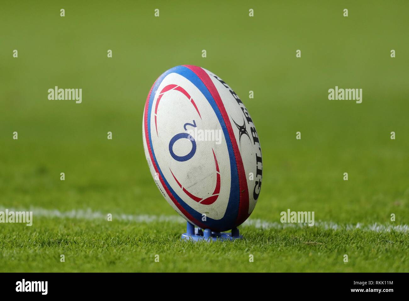 GILBERT pallone da rugby, Twickenham, Londra, Inghilterra Inghilterra V FRANCIA GUINNESS SEI NAZIONI 2019, 2019 Foto Stock