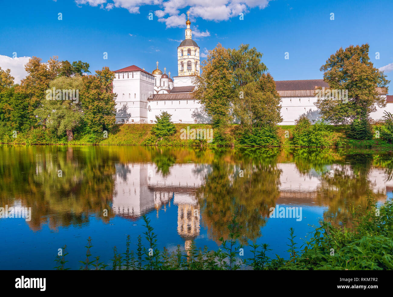 San Paphnutius Borovsky (Svyato-Pafnutyev Borovsky) Russo monastero ortodosso stabilito nel 1444. Regione di Kaluga. La Russia Foto Stock