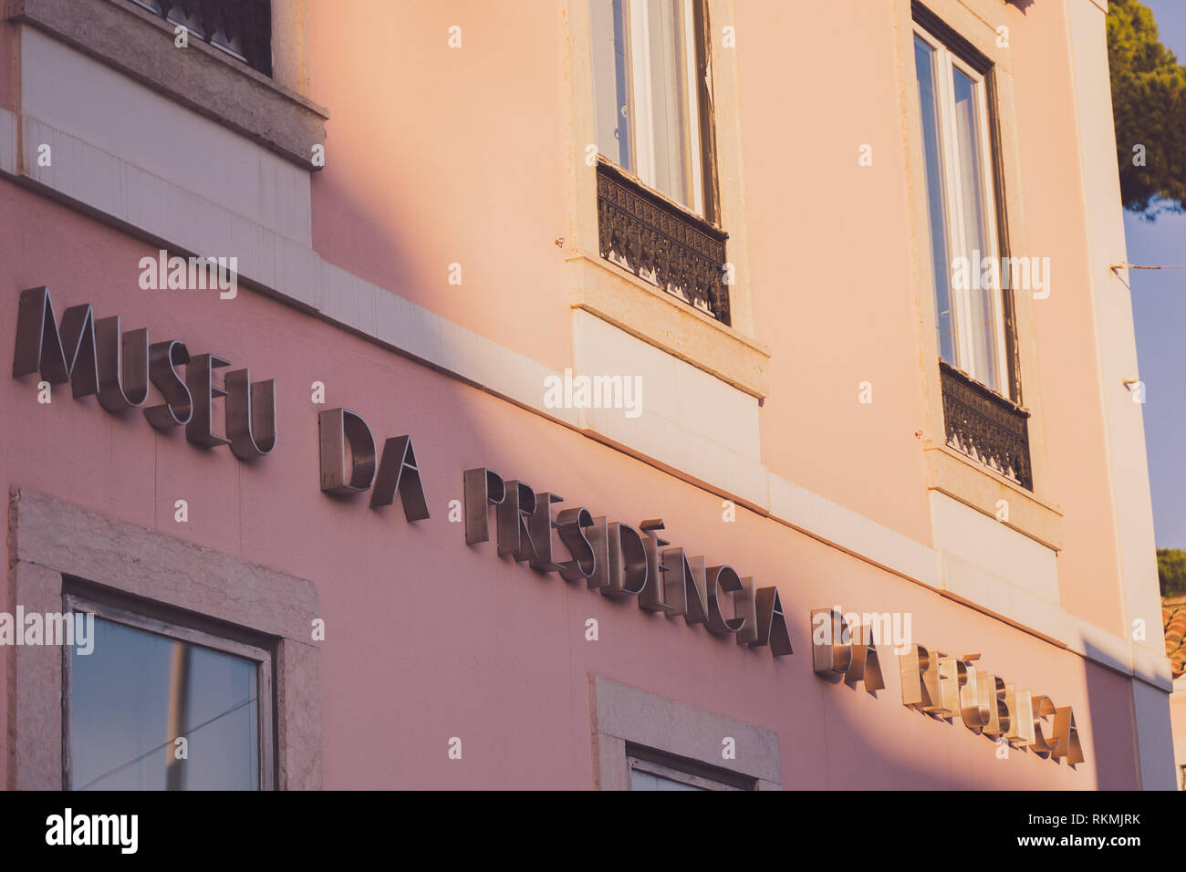 Lisbona, Portogallo - 12/28/18: museo della presidenza della repubblica Foto Stock