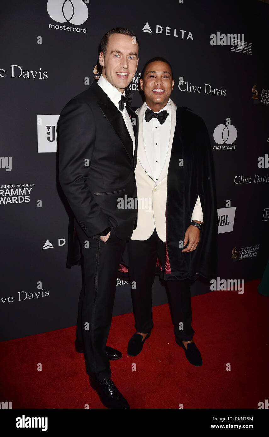 BEVERLY HILLS, CA - 09 febbraio: Tim Malone (L) e Don Limone assiste la Recording Academy e Clive Davis' 2019 Pre-GRAMMY Gala presso il Beverly Hilto Foto Stock