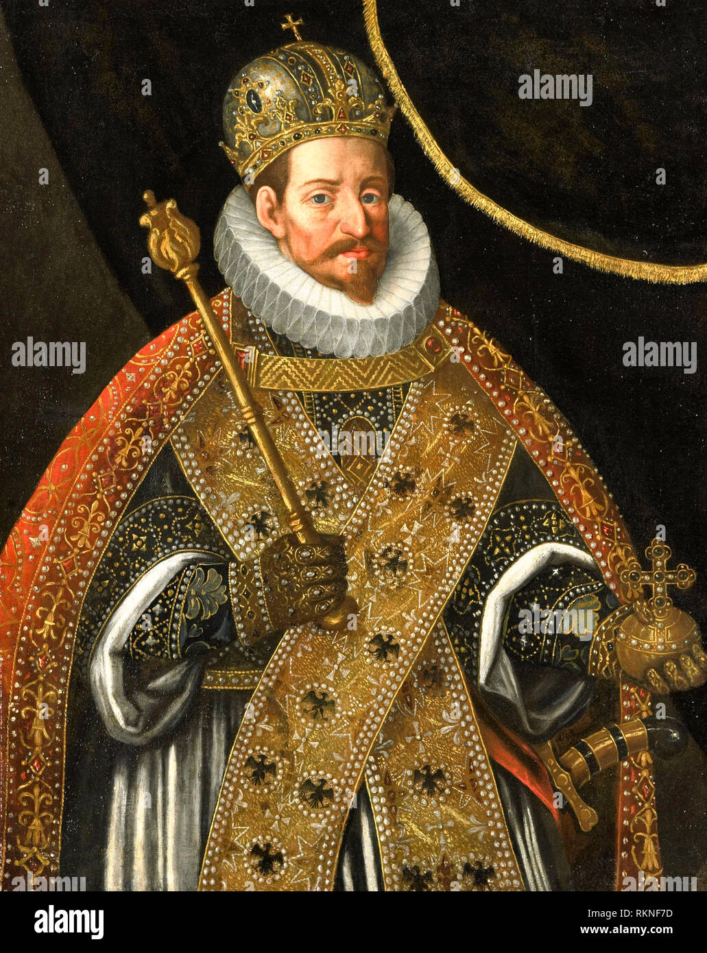 Matthias, Imperatore del Sacro Romano Impero (1557-1619) - Hans von Aachen, circa 1610 Foto Stock