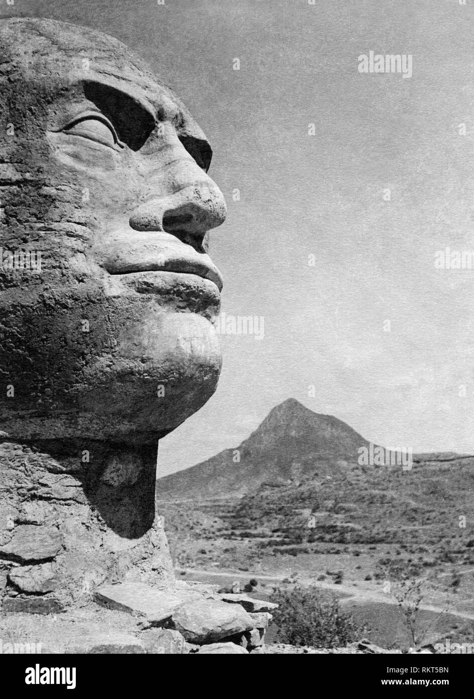 Africa, Etiopia, Adua, monumento al Duce, 1920-30 Foto Stock