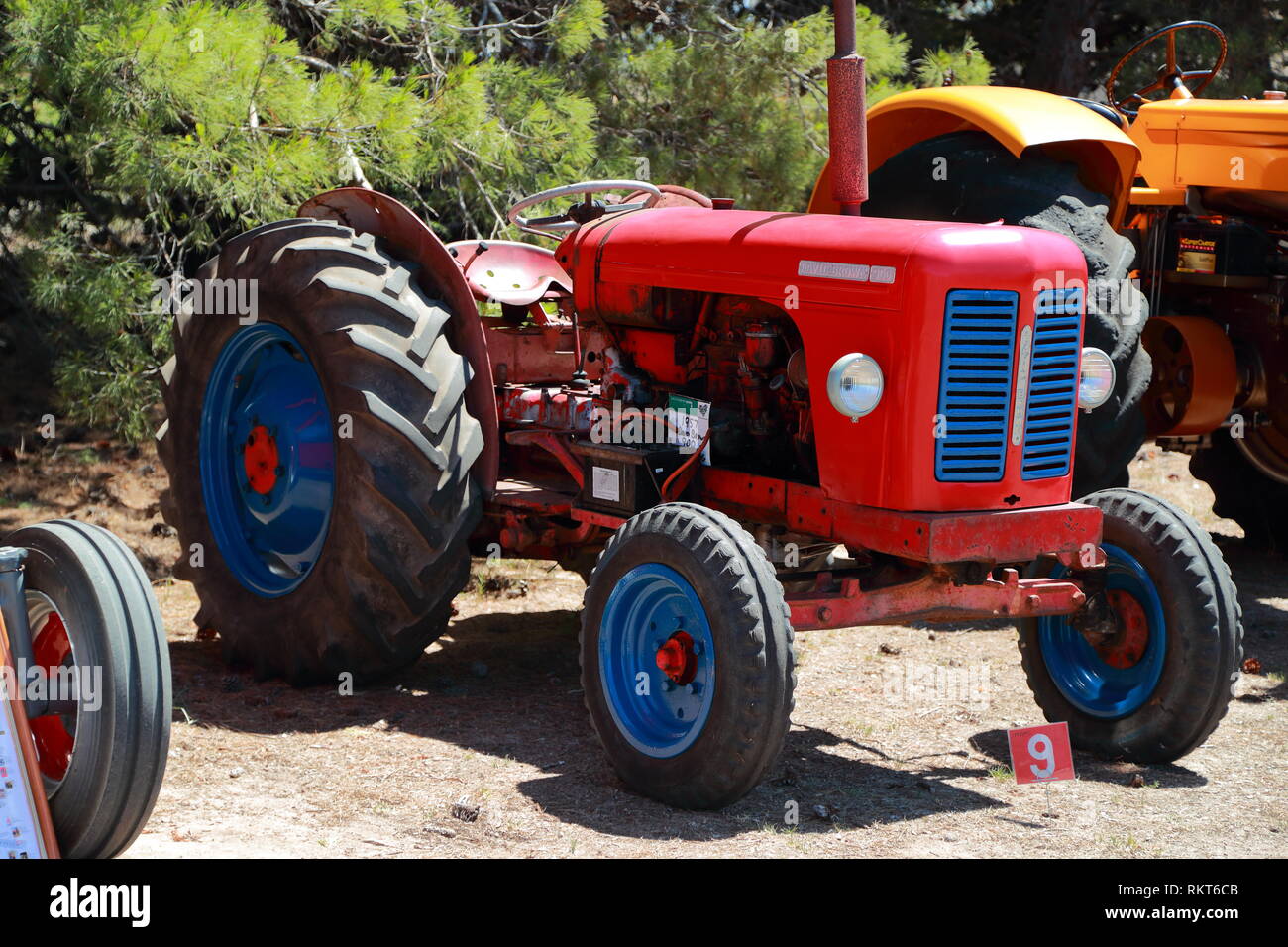 David Brown 900 Trattore a potenza al Rally di Porto Milang, Sud Australia Foto Stock