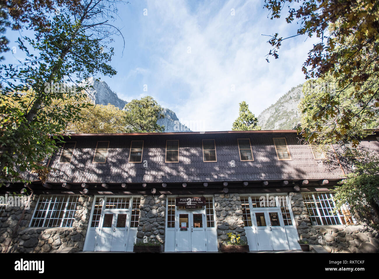 Stati Uniti Post Office. Parco Nazionale di Yosemite. Foto Stock