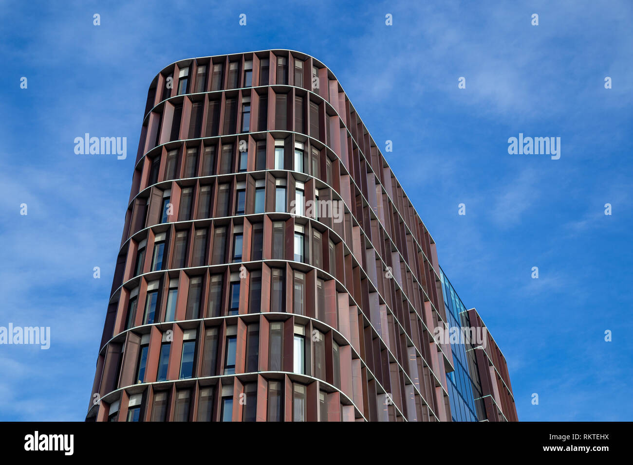 Maersk torre in Copenhagen, Danimarca Foto Stock