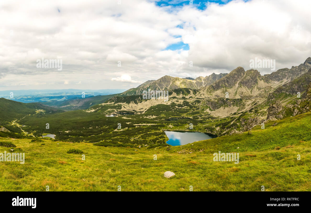 Vista del parco nazionale dei Monti Tatra a Zakopane Foto Stock