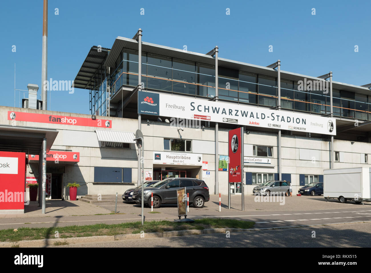 SC Freiburg - Schwarzwald Stadion - Freiburg im Breisgau, Baden Wurttemberg, Germania Foto Stock