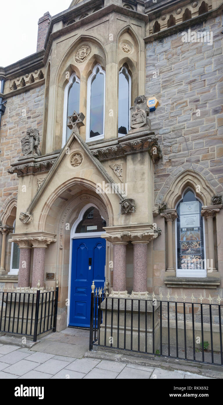 I Freemasons Masonic Hall in Durham,l'Inghilterra,UK Foto Stock