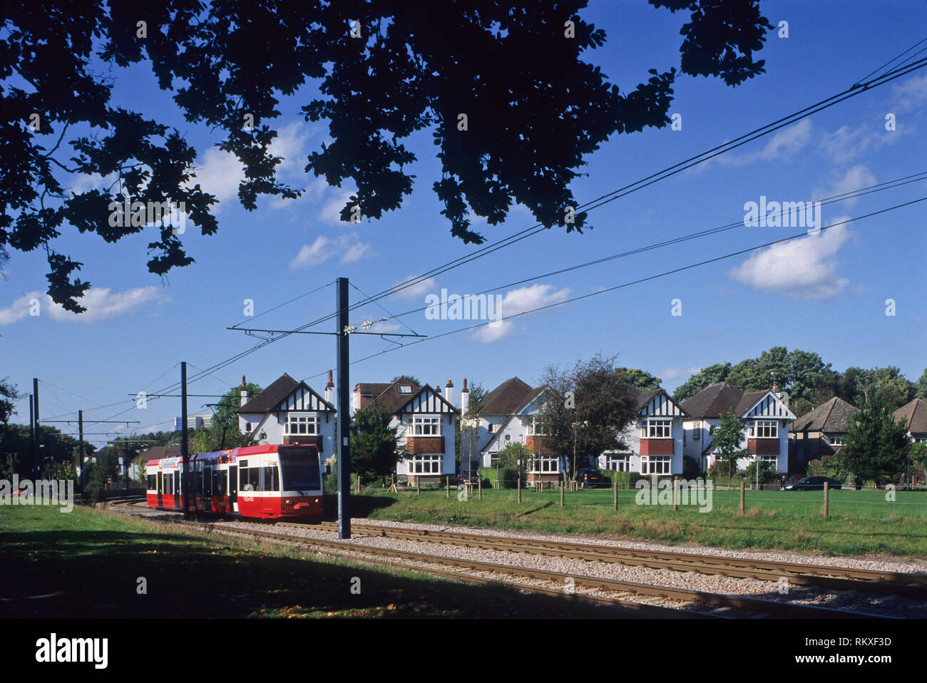 London Light Rail Croydon Foto Stock