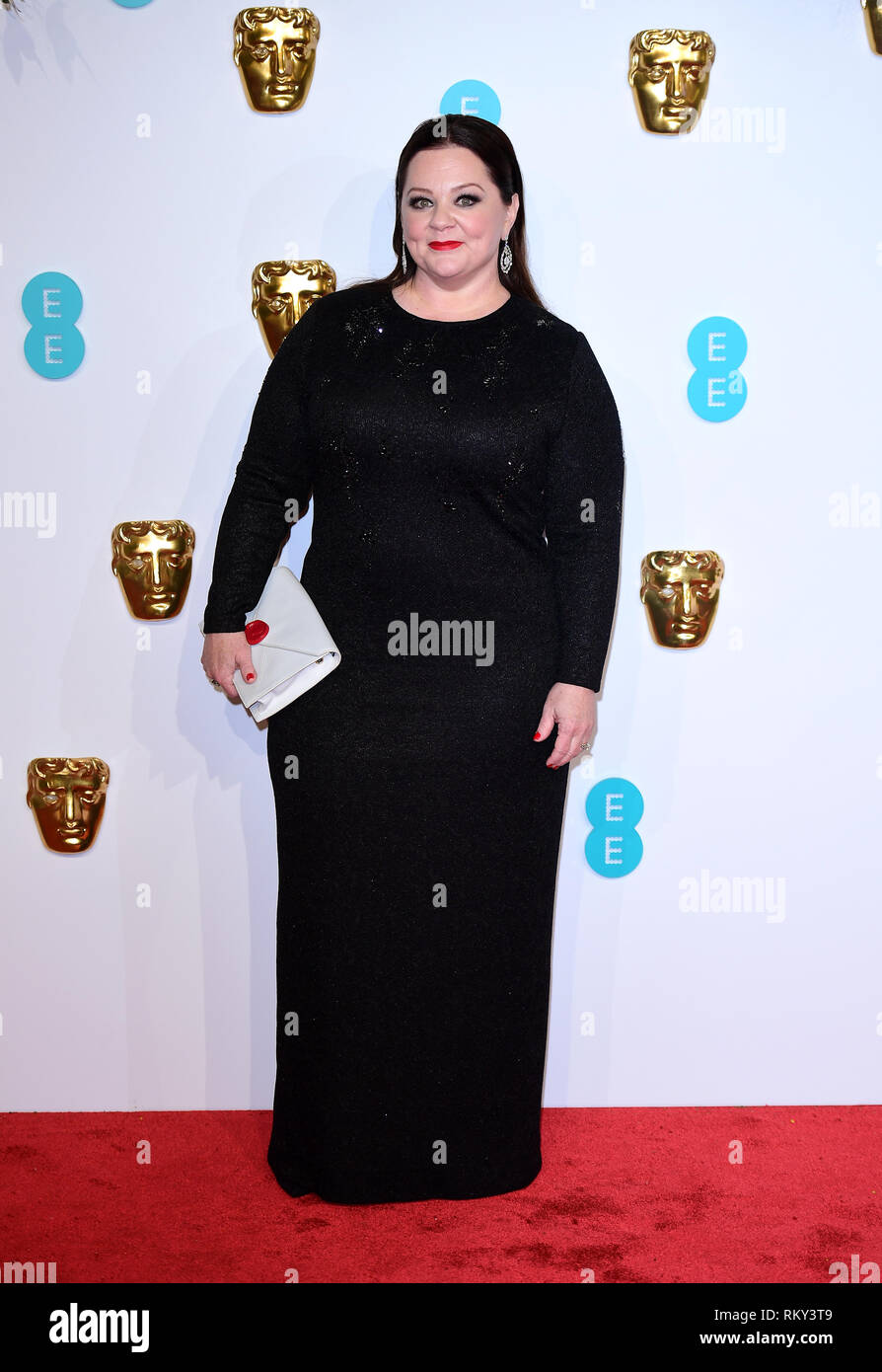 Melissa McCarthy che frequentano la 72a British Academy Film Awards tenutosi presso la Royal Albert Hall, Kensington Gore, Kensington, Londra. Foto Stock