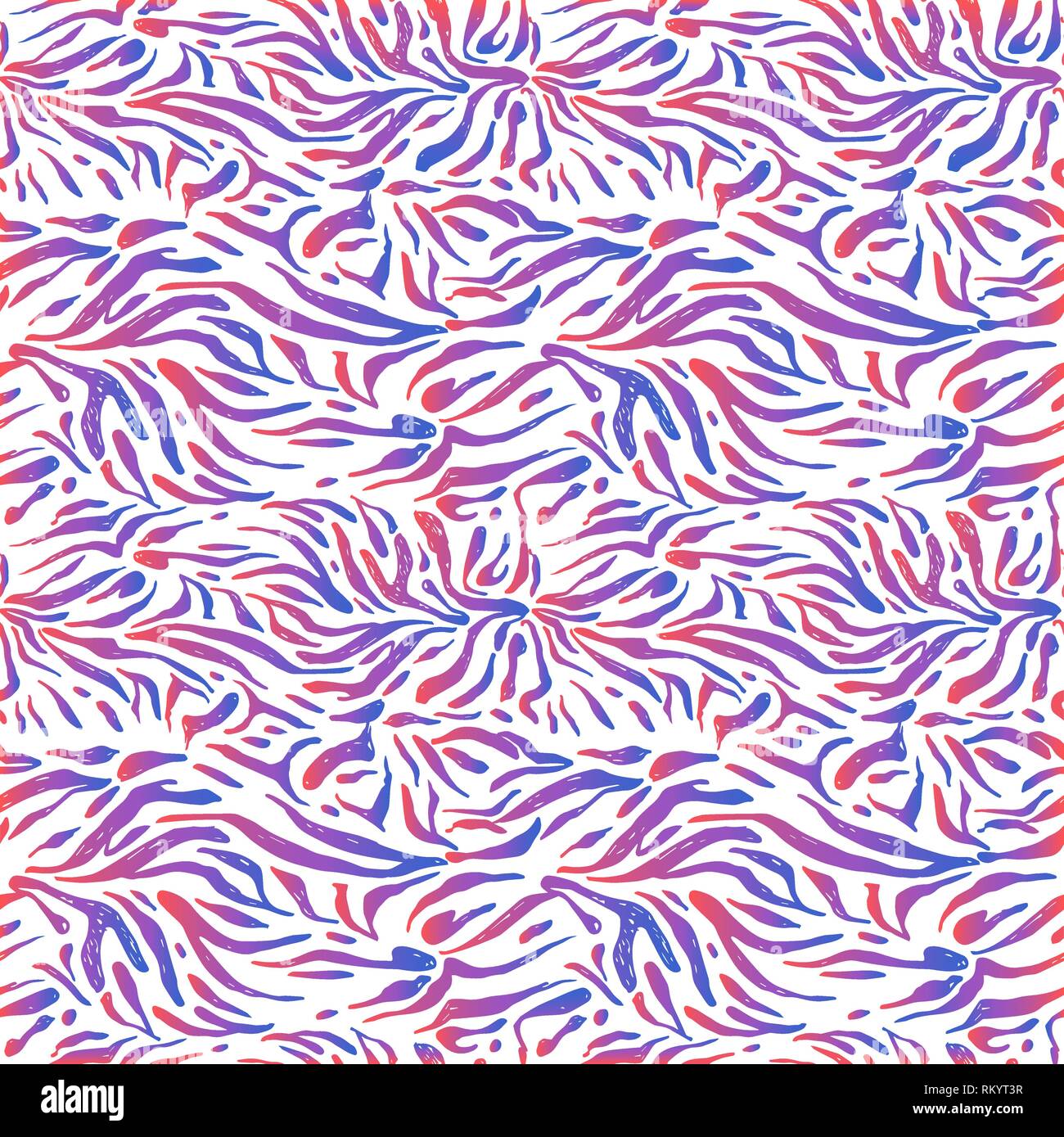 Testurizzato moderno zebra sfondo. Abstract seamless pattern. Striped pelle di animale Illustrazione Vettoriale