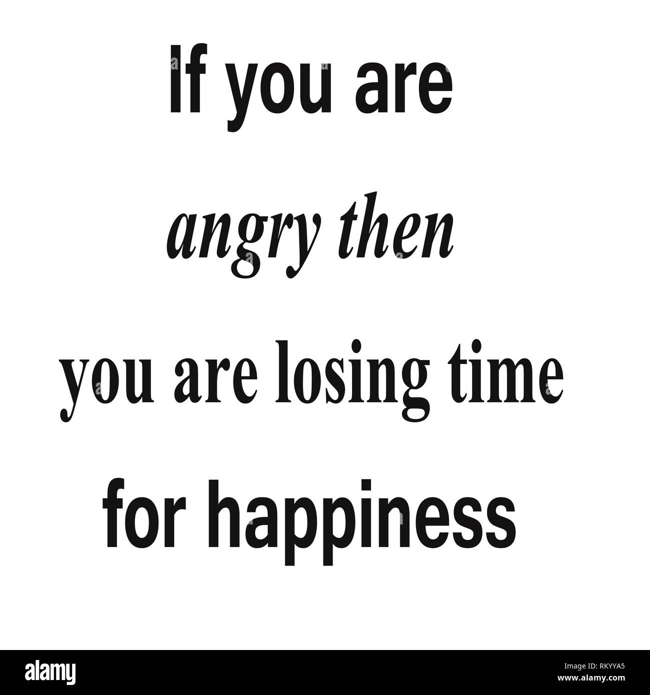 Parole di Saggezza e di citazioni di felicità e di successo Foto Stock