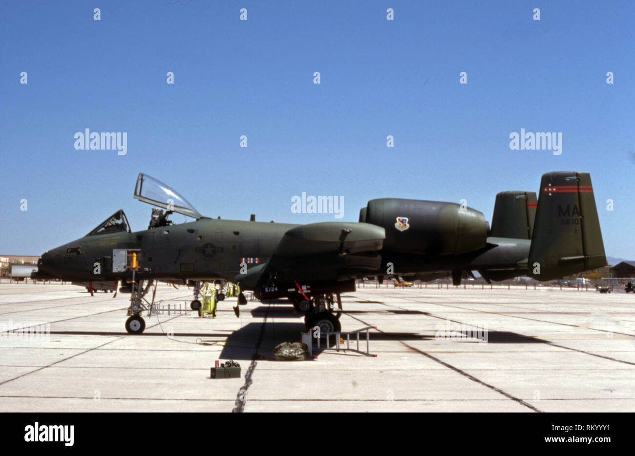 Il USAF United States Air Force Fairchild Republic A-10A Thunderbolt II Foto Stock