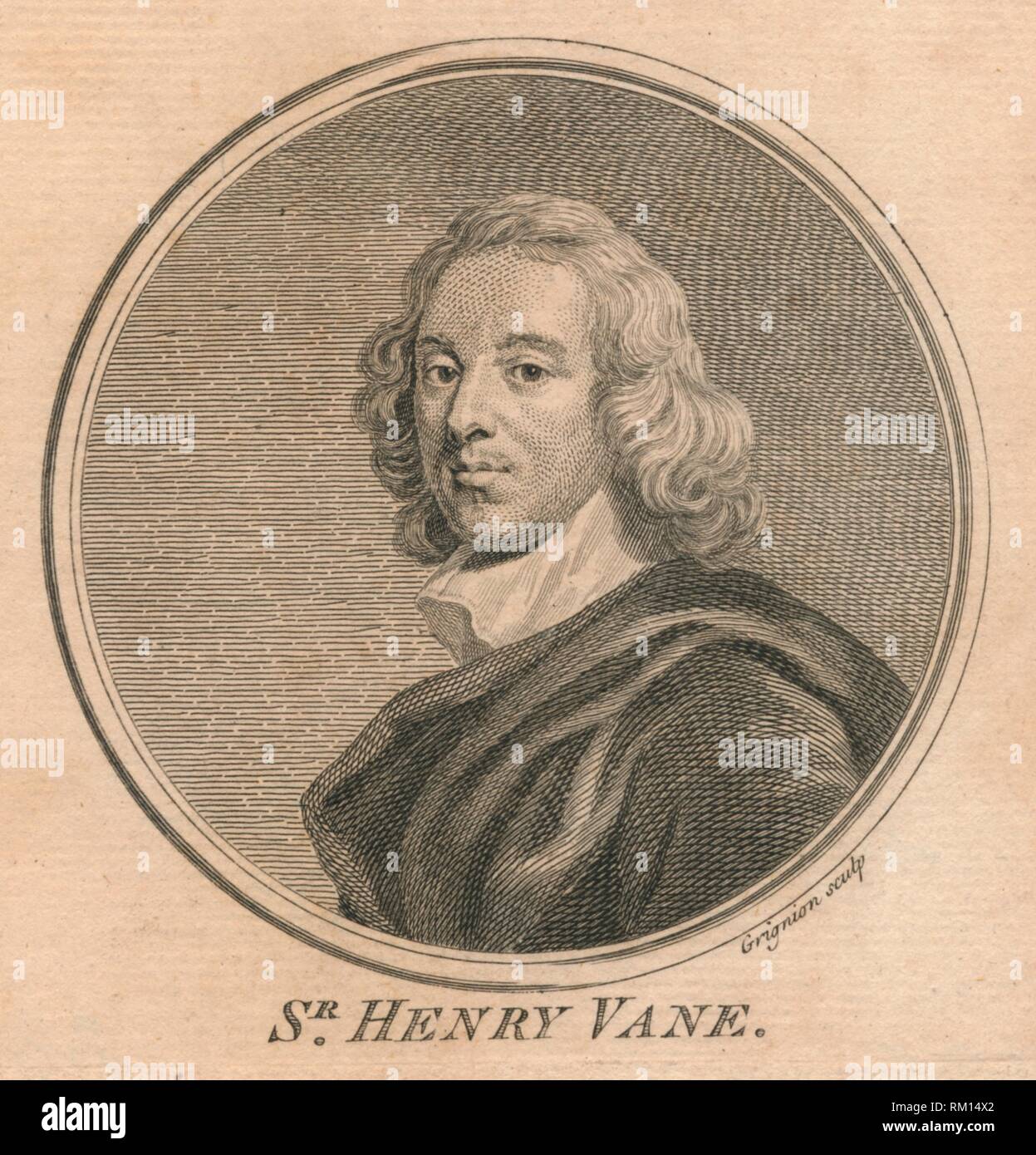 'Sr. Paletta di Henry', 1757. Creatore: Charles Grignion. Foto Stock
