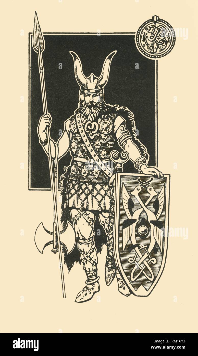 "Scandinavo di Varangian Guard', 1924. Creatore: Herbert Norris. Foto Stock