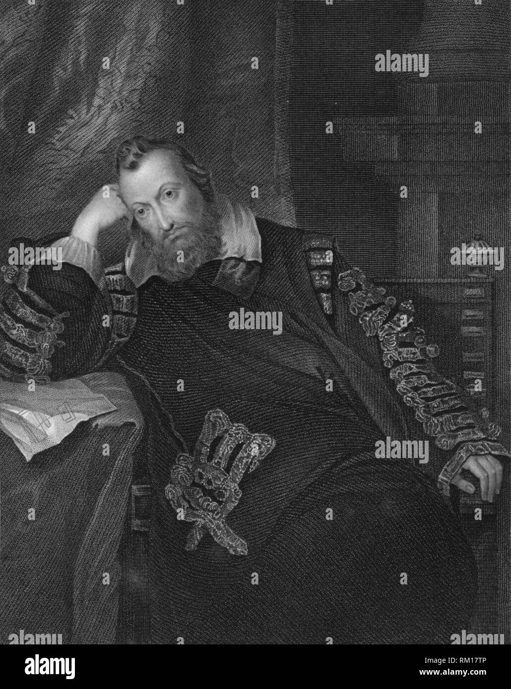 "Henry Percy conte di Northumberland', (inizio a metà del XIX secolo). Creatore: John Cochran. Foto Stock