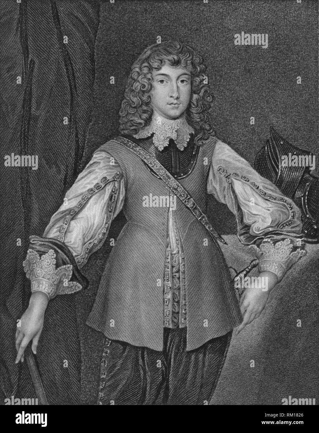 "Prince Rupert', c1640, (inizio a metà del XIX secolo). Creatore: J Cochran. Foto Stock