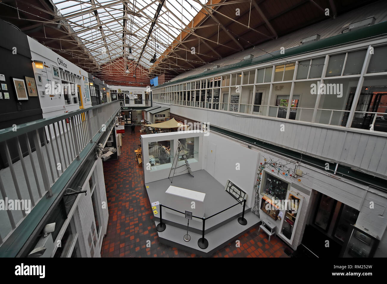 Artigianato di Manchester e il centro di progettazione di artisti, workshop e mostre, 17 Oak St, Manchester M4 5JD, Northern Quarter Foto Stock