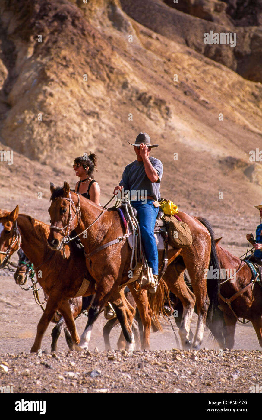 Horeseback riding tour, Sedona, in Arizona, Stati Uniti d'America Foto Stock