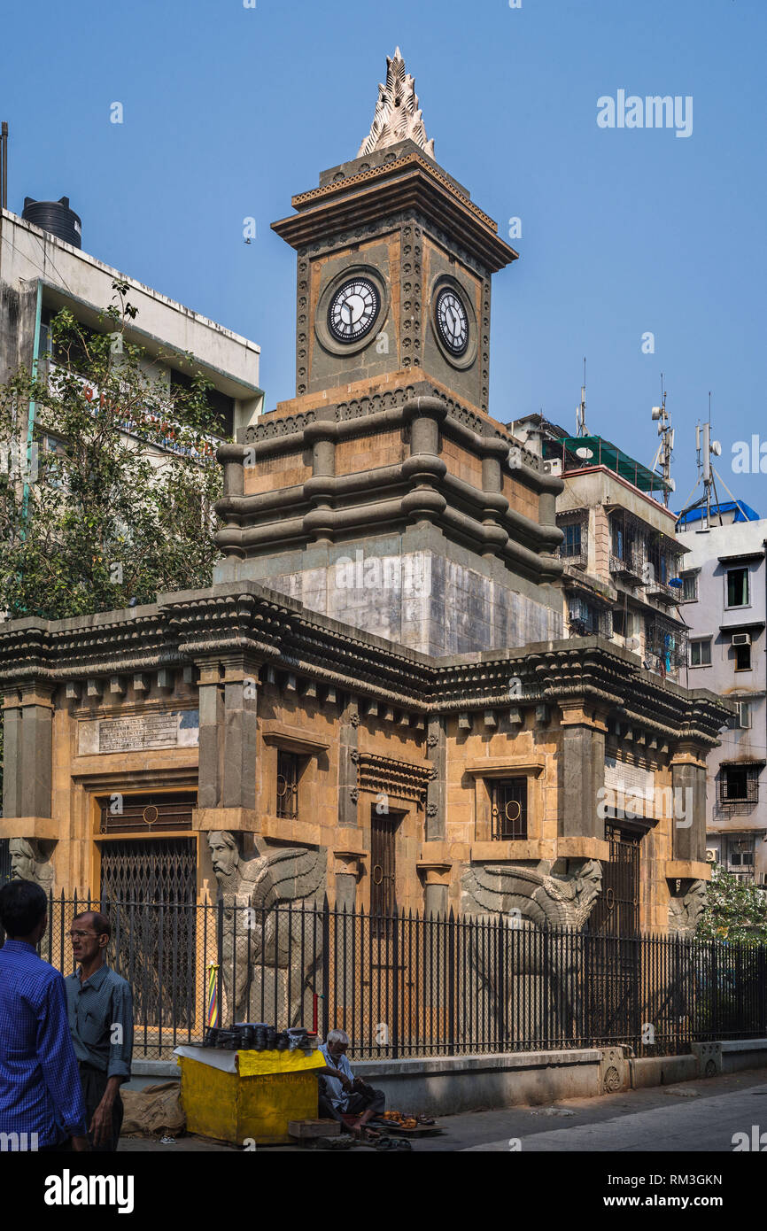 Bomanjee Hormarjee Wadia Clock Tower, Mumbai, Maharashtra, India, Asia Foto Stock