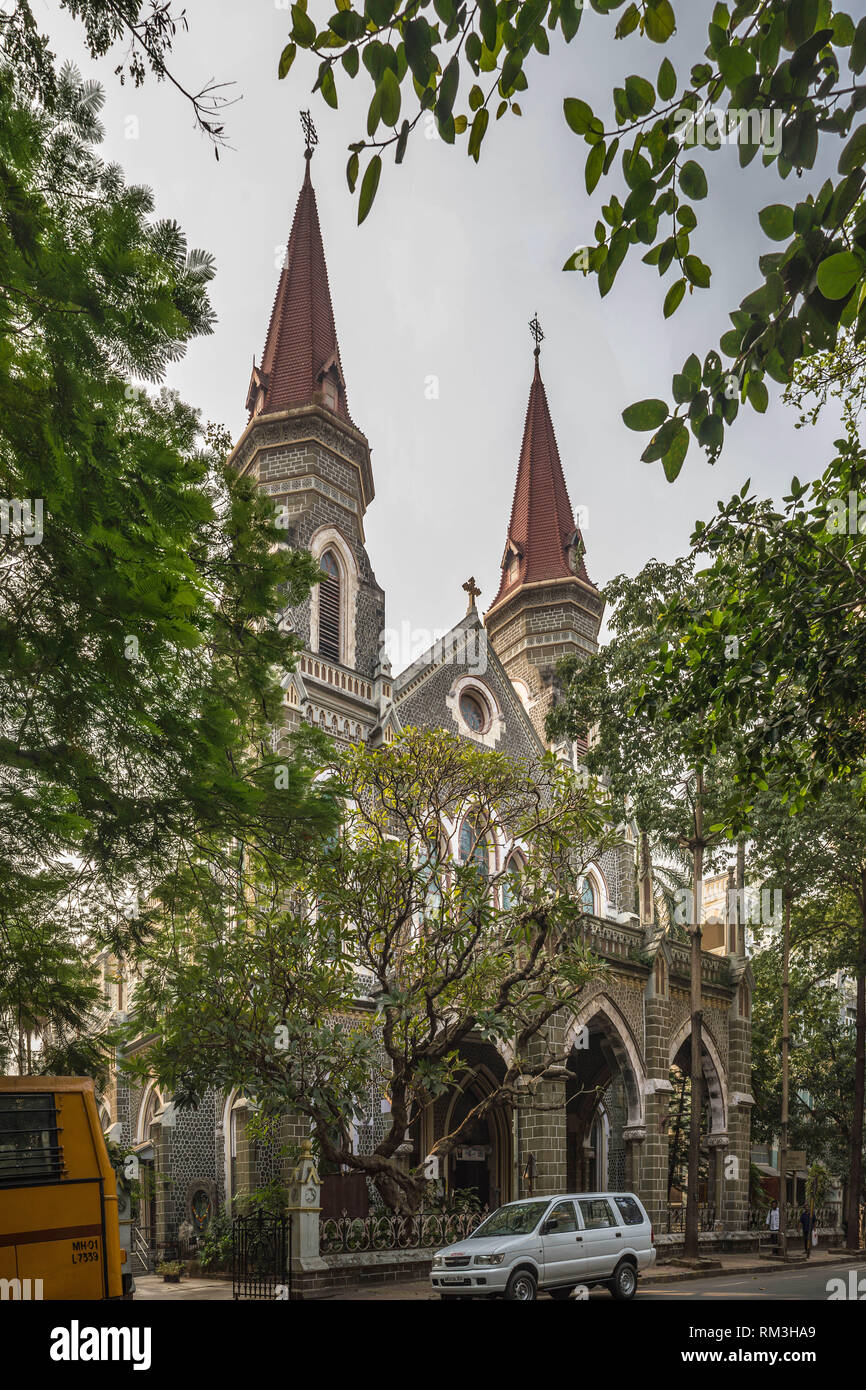 Cattedrale del Santo Nome, Colaba, Mumbai, Maharashtra, India, Asia Foto Stock