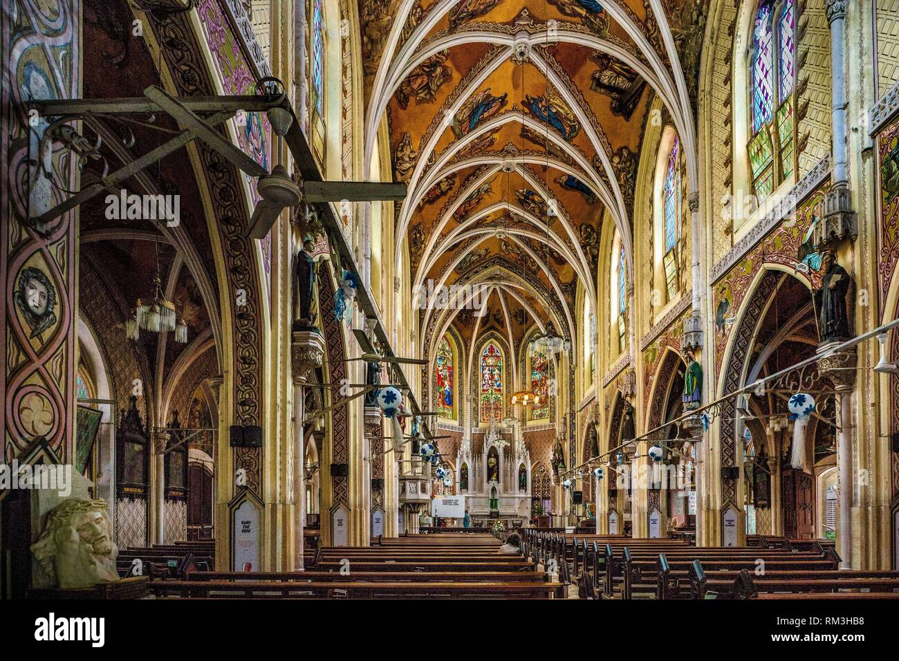 Cattedrale del Santo Nome, Colaba, Mumbai, Maharashtra, India, Asia Foto Stock