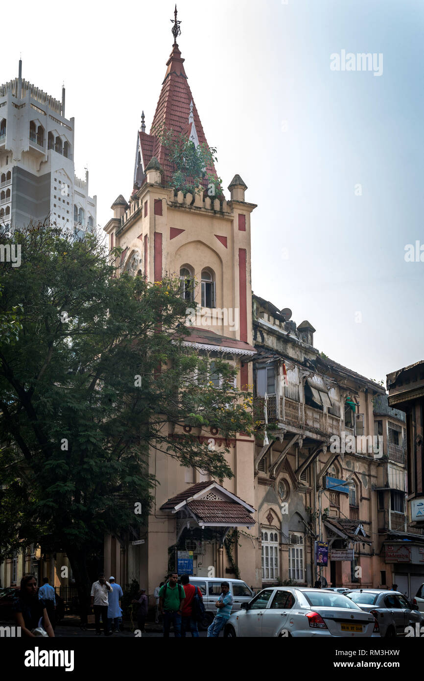 Bowen Memorial Methodist Church, Mumbai, Maharashtra, India, Asia Foto Stock