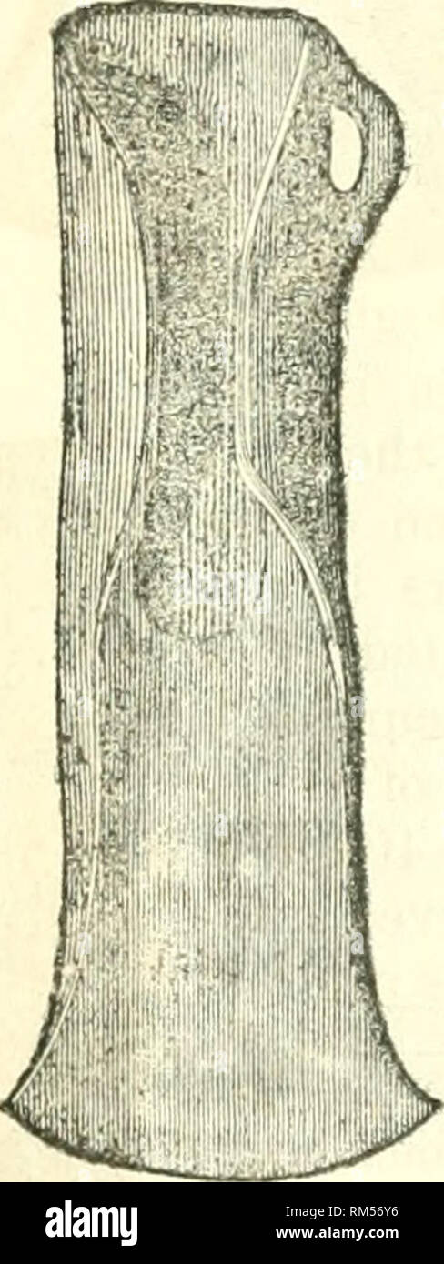 . Relazione annuale del consiglio di amministrazione di Regents dello Smithsonian Institution. Smithsonian Institution; Smithsonian Institution. Archivi; scoperte nella scienza. i'igur Figvue 33. Figura 32. torte, ciliegie, prugne selvatiche, anrl una quantità di nocciole. A Anvernier queste navi non fanno parte della grande mucchio, ma si trovano in altri punti della stazione. Si possono menzionare anche qui, come adeguato all'età del bronzo, il lacu*- trian mezzelune di terra cotta, che affermano che il nostro avviso qui di seguito. Utensili di metallo. Gli utensili di bronzo sono notevoli per la loro ottima stato di conservazione in tutte le nostre pa Foto Stock