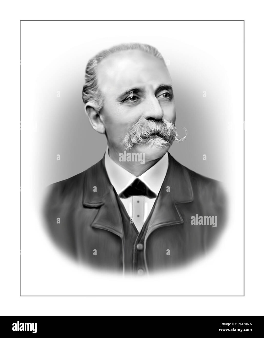 Camillo Golgi Italiano 1843-1926 biologo patologo neurologo Foto Stock