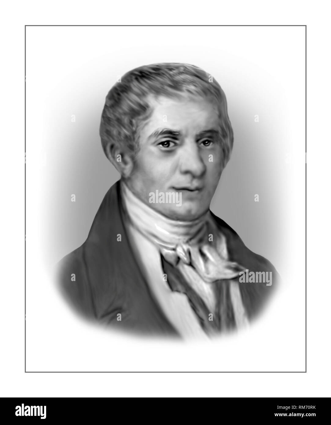 Jean Baptiste dire 1767-1832 economista francese Foto Stock