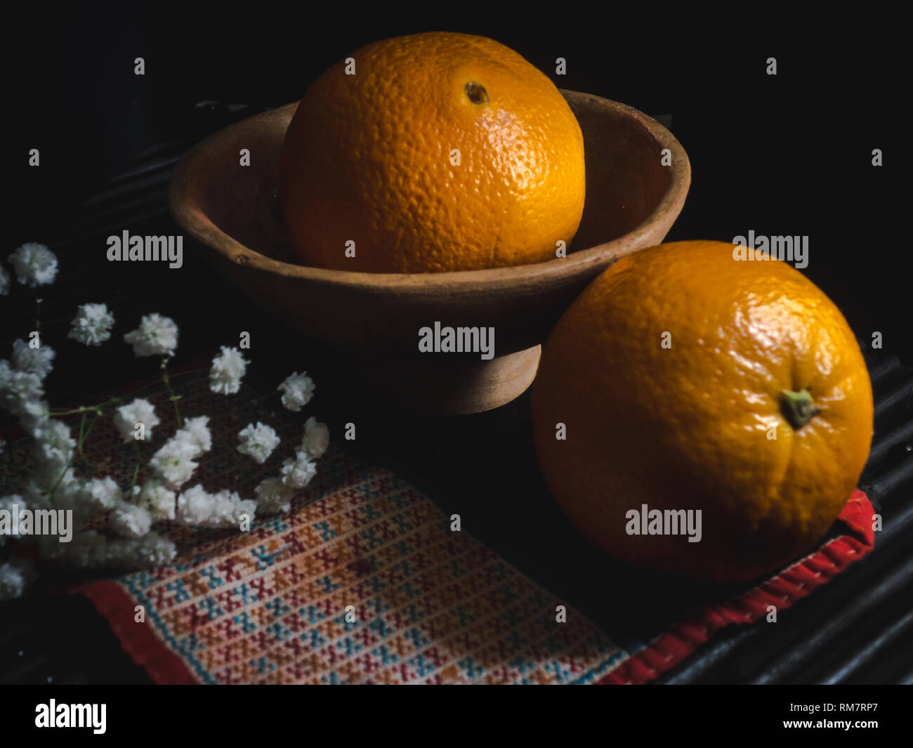 Moody arance fotografia scuro Foto Stock