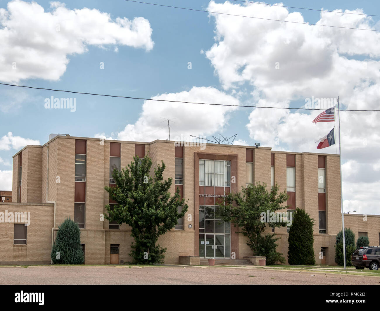 Swisher County Courthouse - Tulia Texas Foto Stock