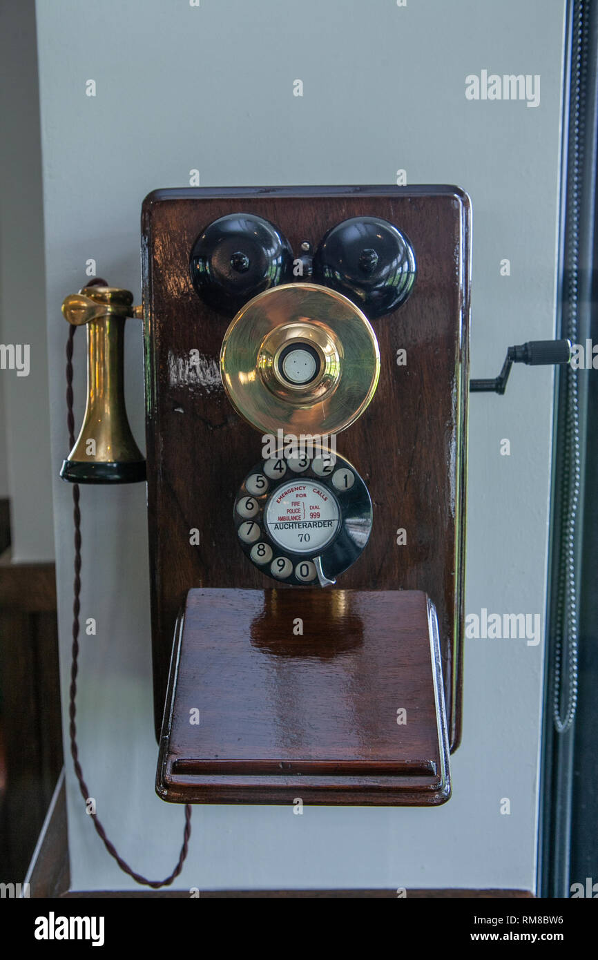 Telefono di antiquariato Foto Stock