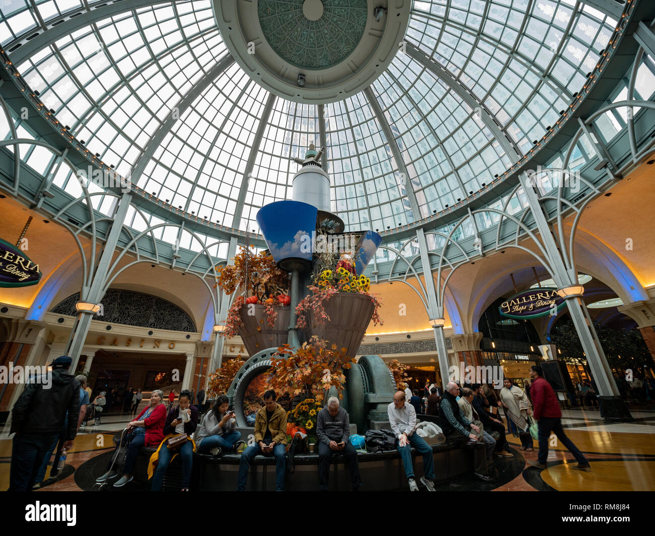 Cascate del Niagara, SEP 30: vista dell'interno del Fallsview Casino Resort il Sep 30, 2018 alle Cascate del Niagara, Canada Foto Stock