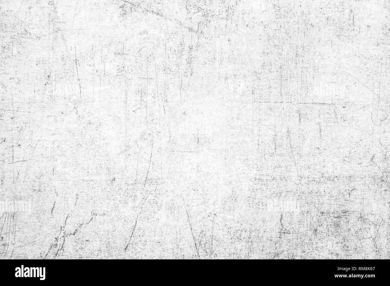 Texture di nero e le linee bianche, graffi, puntini. Grunge polvere e graffi sullo sfondo. La texture della vecchia graffiato la superficie sporca. Foto Stock