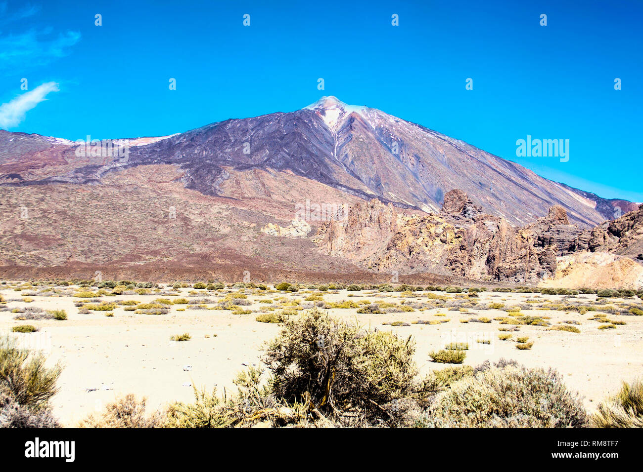 Parque Nacional del Teide Tenerife Foto Stock