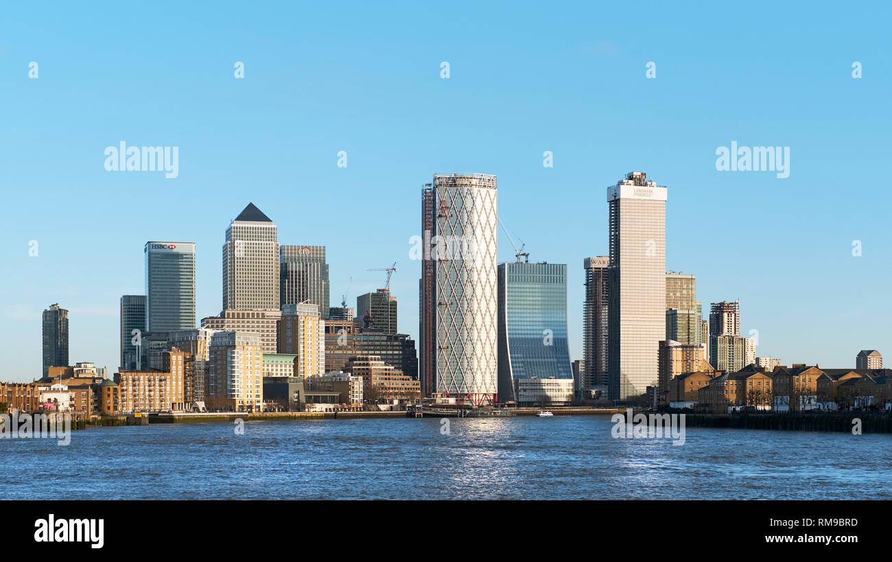 Canary Wharf, Londra Foto Stock