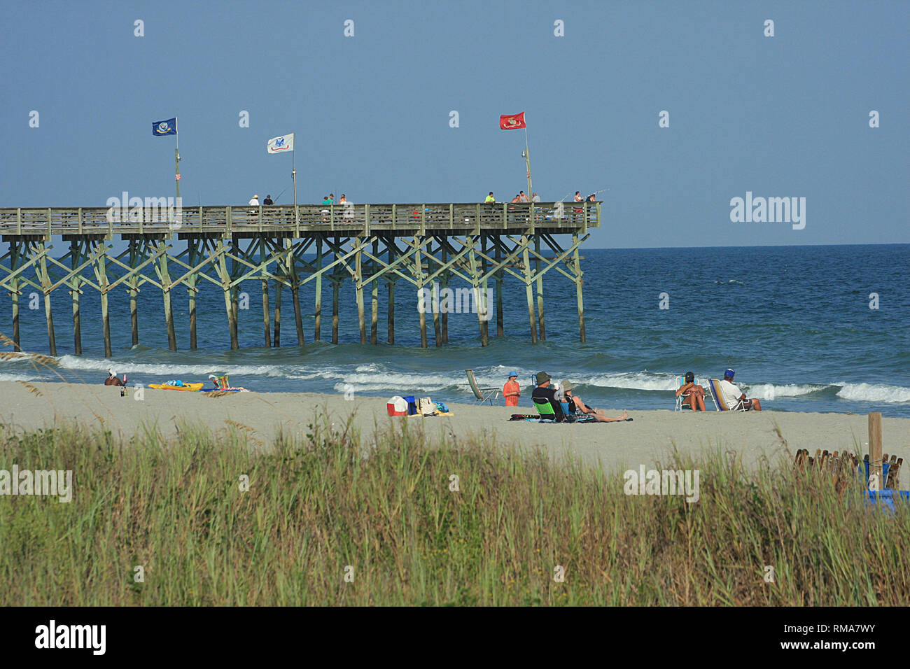 Molo di Myrtle Beach, South Carolina, Stati Uniti Foto Stock