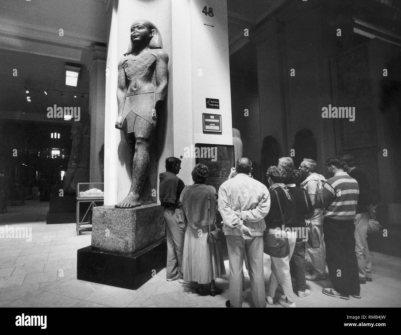 Il Museo Egizio del Cairo. Foto Stock