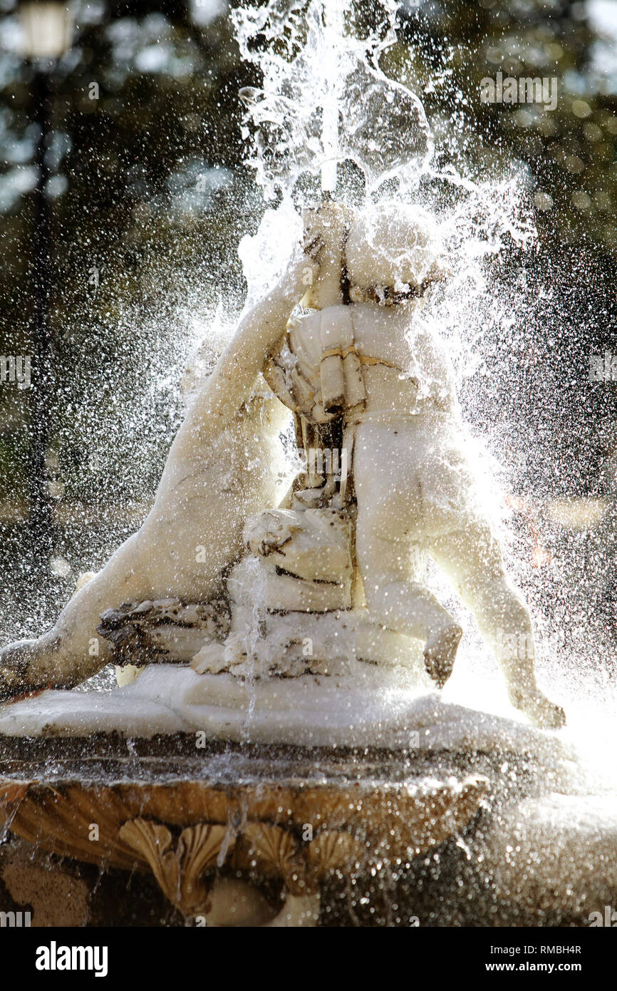 Giardini del palazzo reale di Aranjuez, Madrid Foto Stock