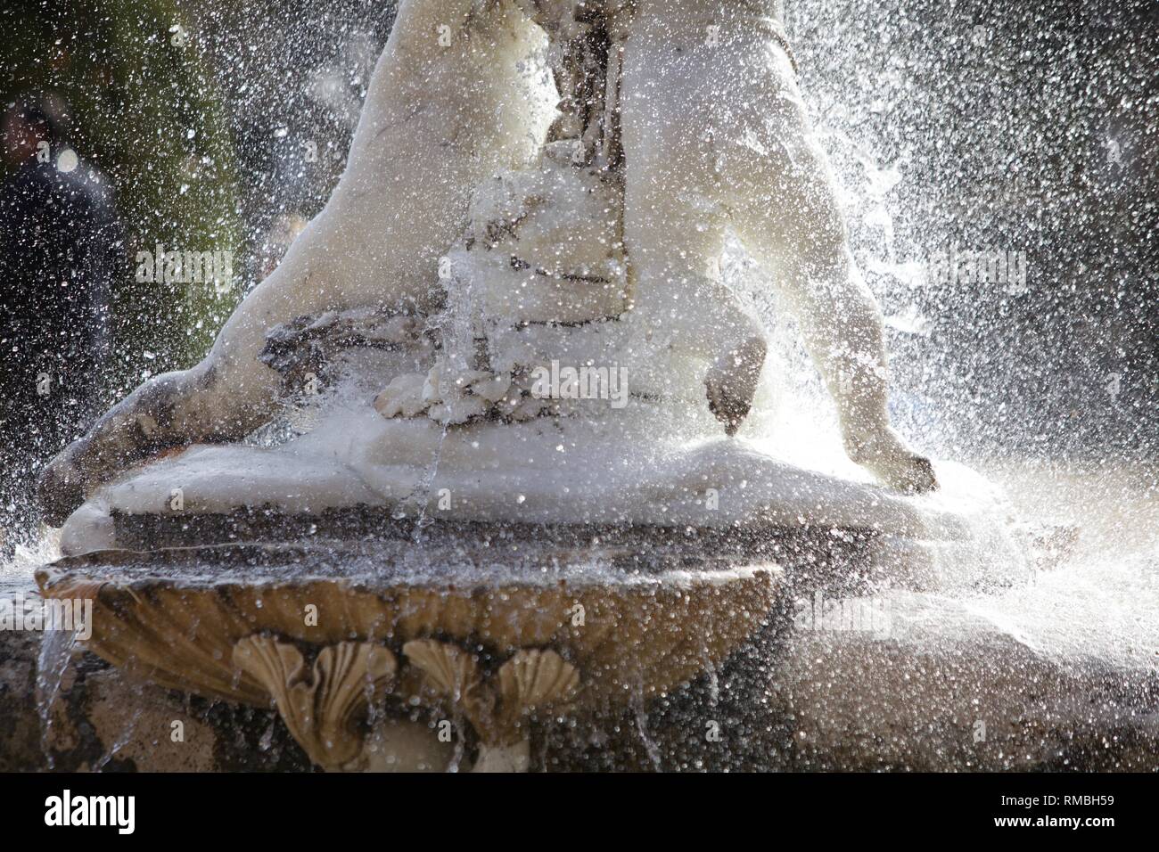 Giardini del palazzo reale di Aranjuez, Madrid Foto Stock