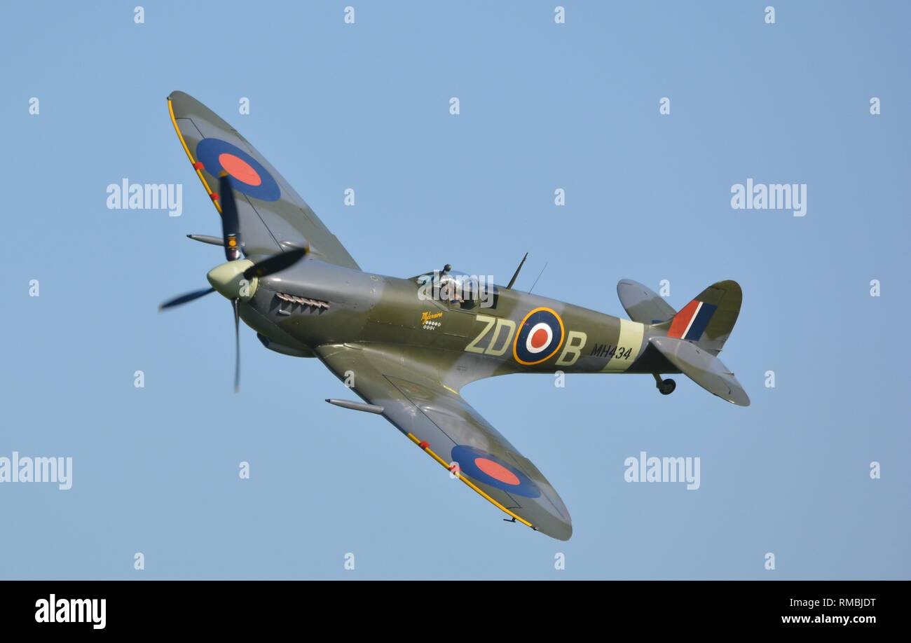 Il Supermarine Spitfire guerra mondiale 2 aereo da caccia Foto Stock